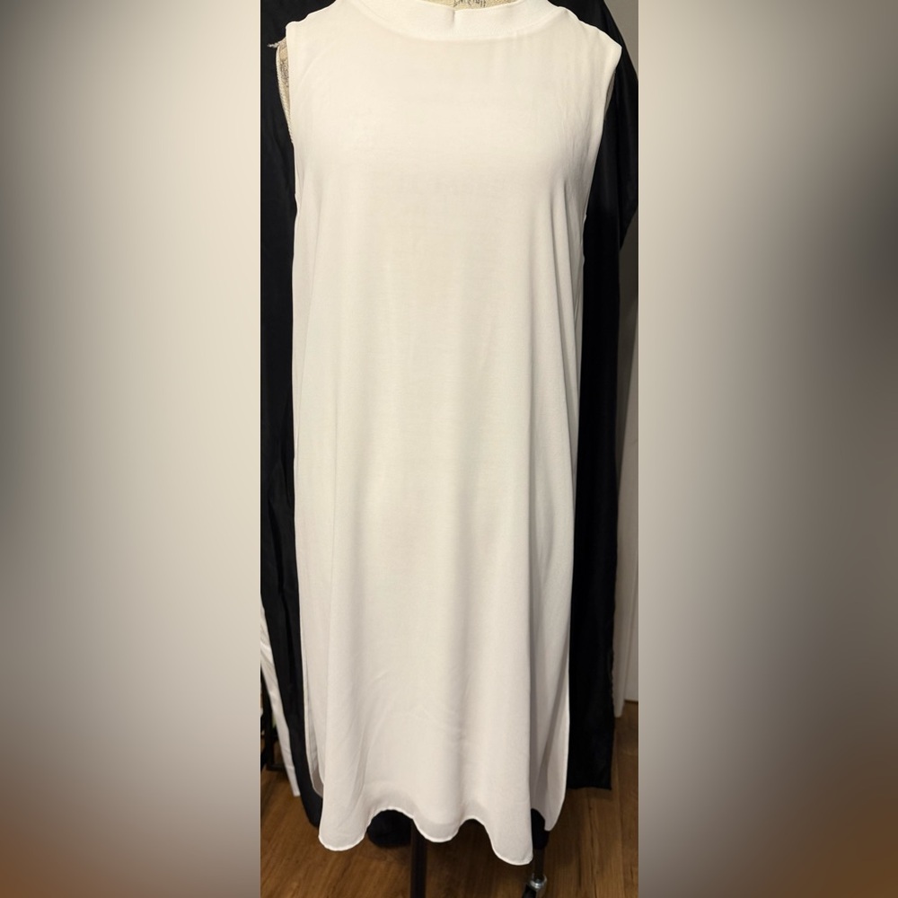 Lisa Rinna Collection Asymmetrical White Dress